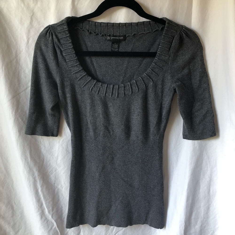 INC International Concepts Short-Sleeved Sweater